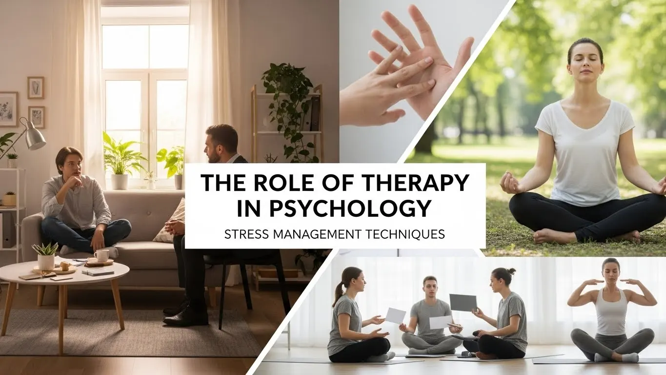 심리학에서 본 테라피의 역할: 스트레스 관리 기법 완벽 가이드 (2026)