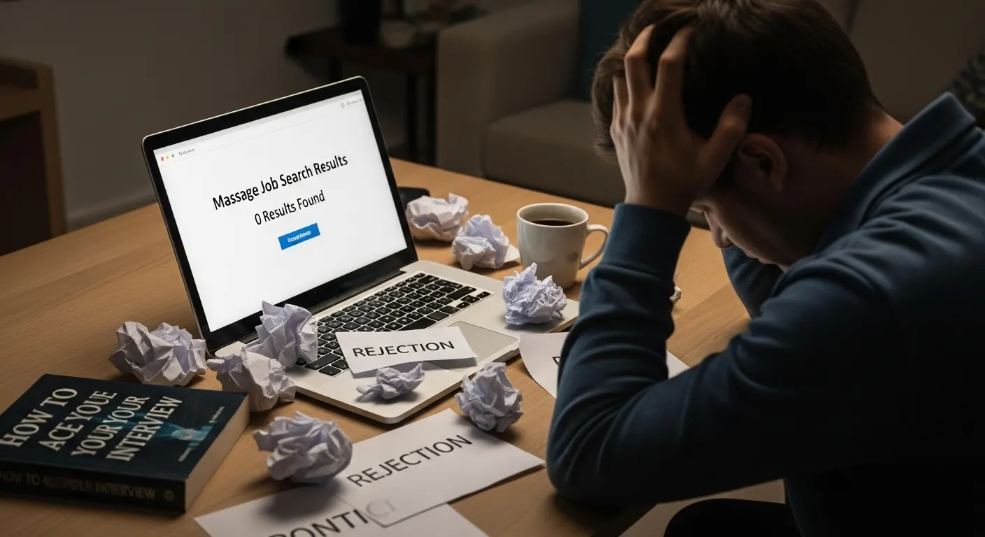 마사지 구직 실패 경험에서 배운 교훈